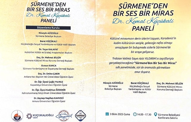 Sürmene'den Bir Ses Bir Miras Paneli